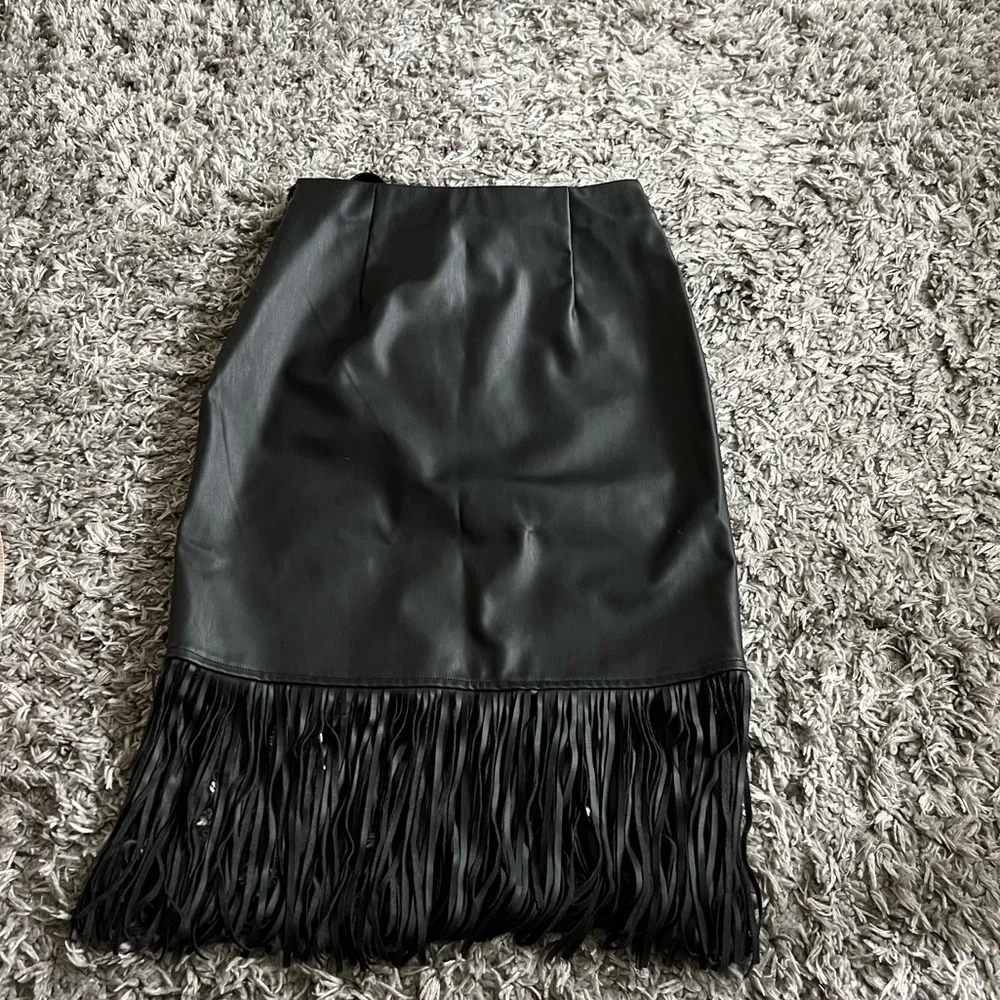 Zara Fringe Skirt